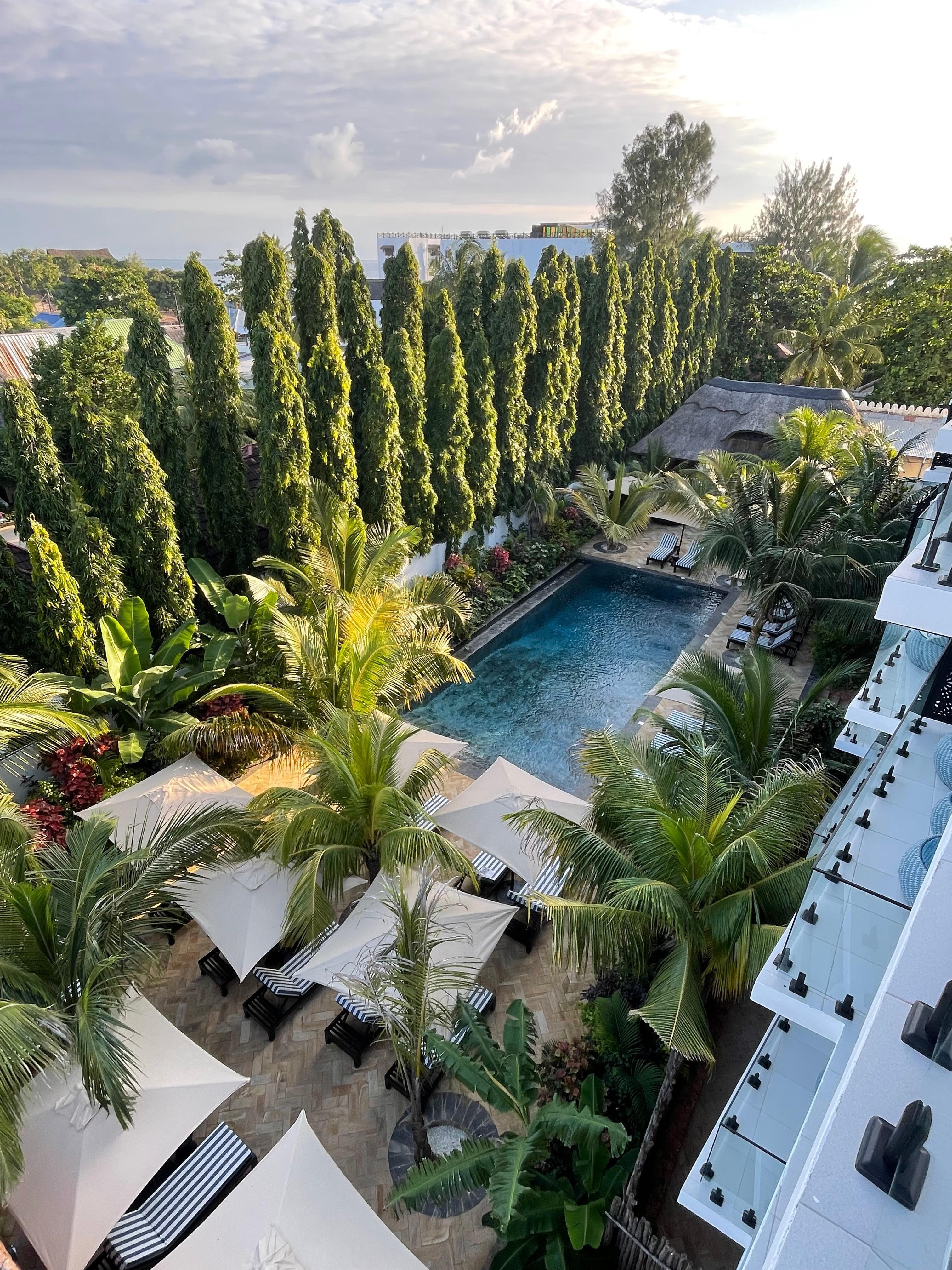View from the balcony 