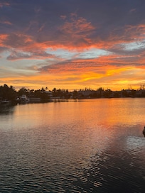 Sunset.