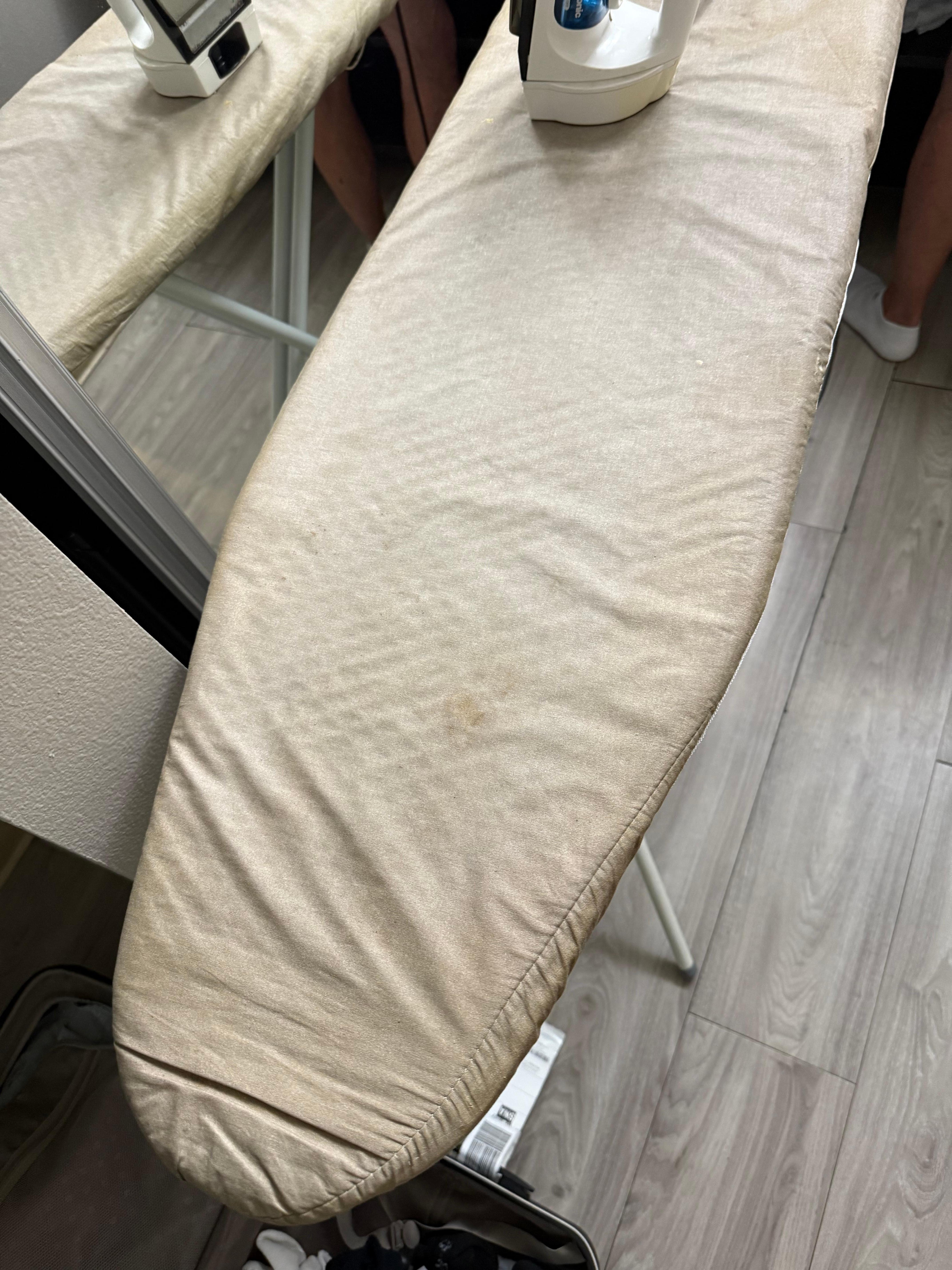 Maybe at minimum replace the cover? Water spills out of the iron as well. 