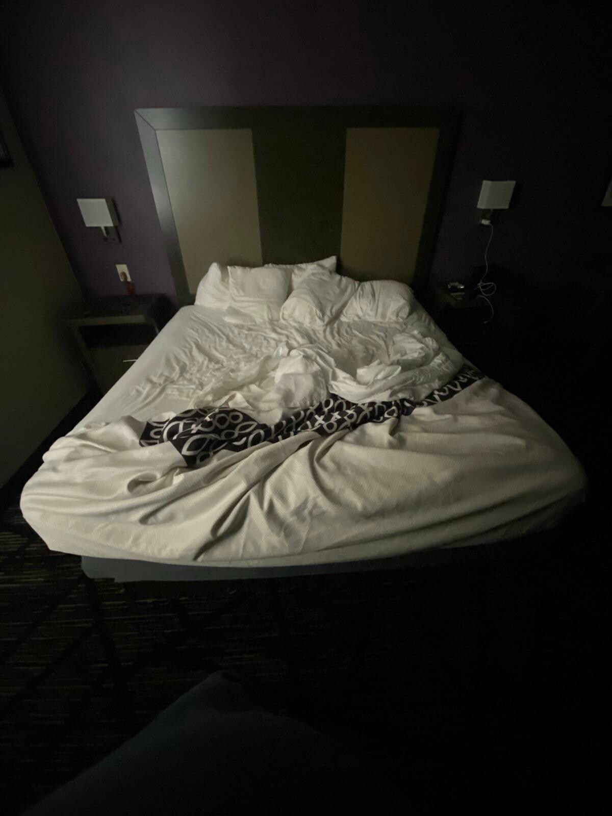 Most uncomfortable bed ever. It sinks in the middle. 