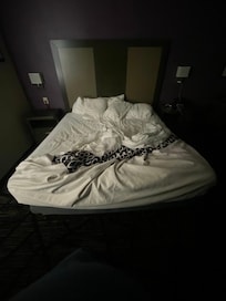 Most uncomfortable bed ever. It sinks in the middle.