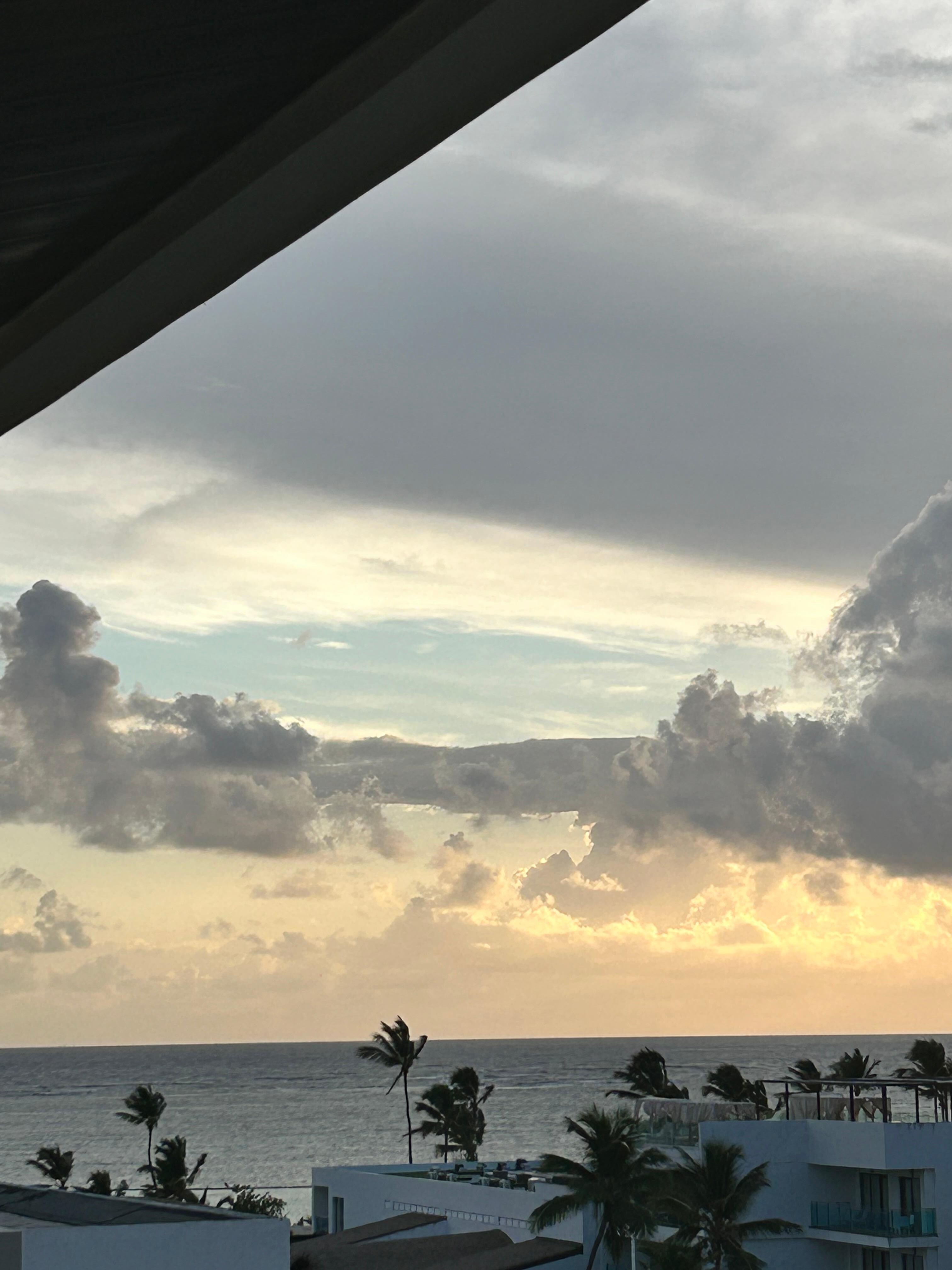 Beautiful views off the balcony