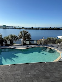 View from my second floor room. What a great view to wake up to!