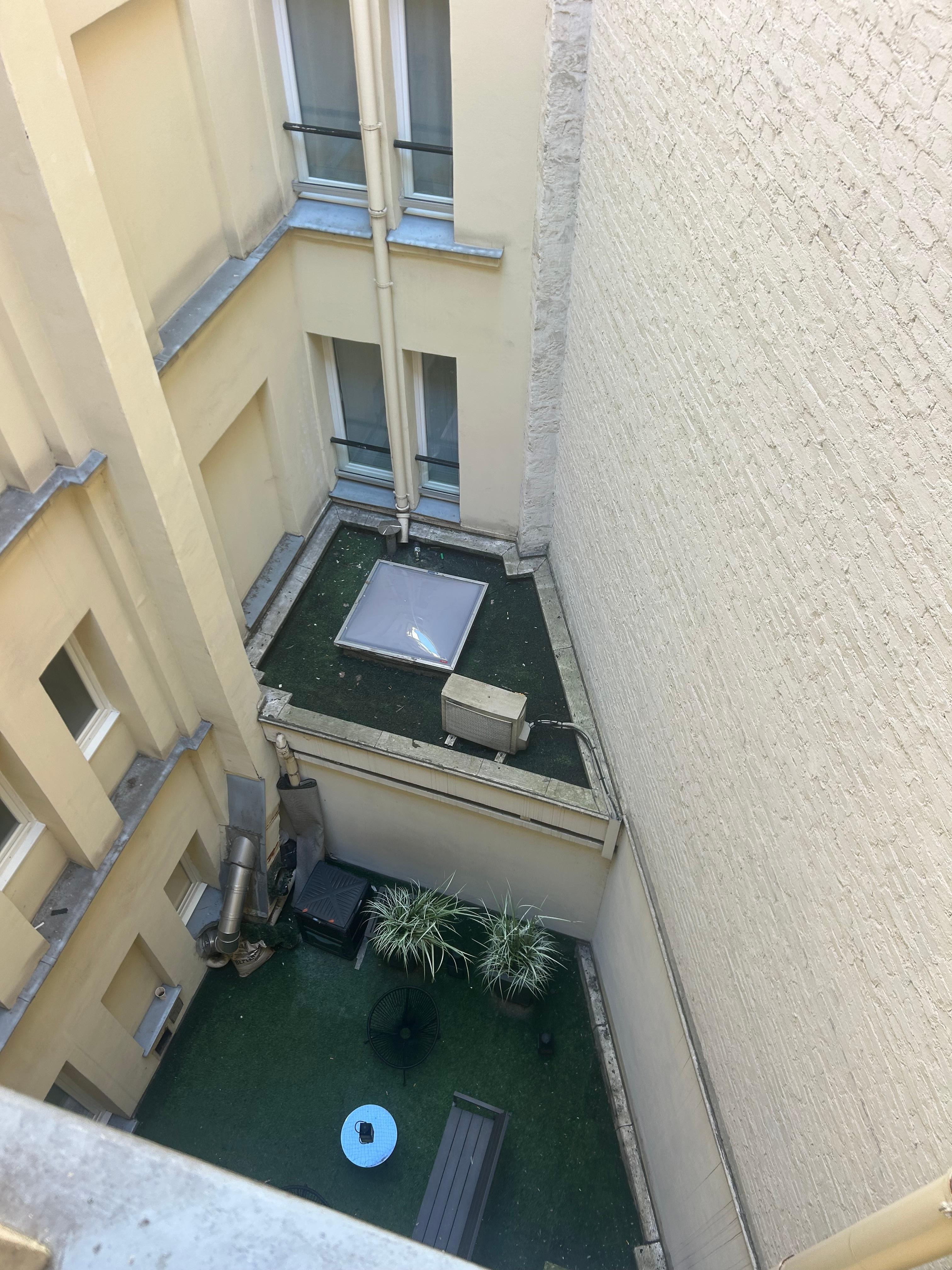 Actual view from the room 