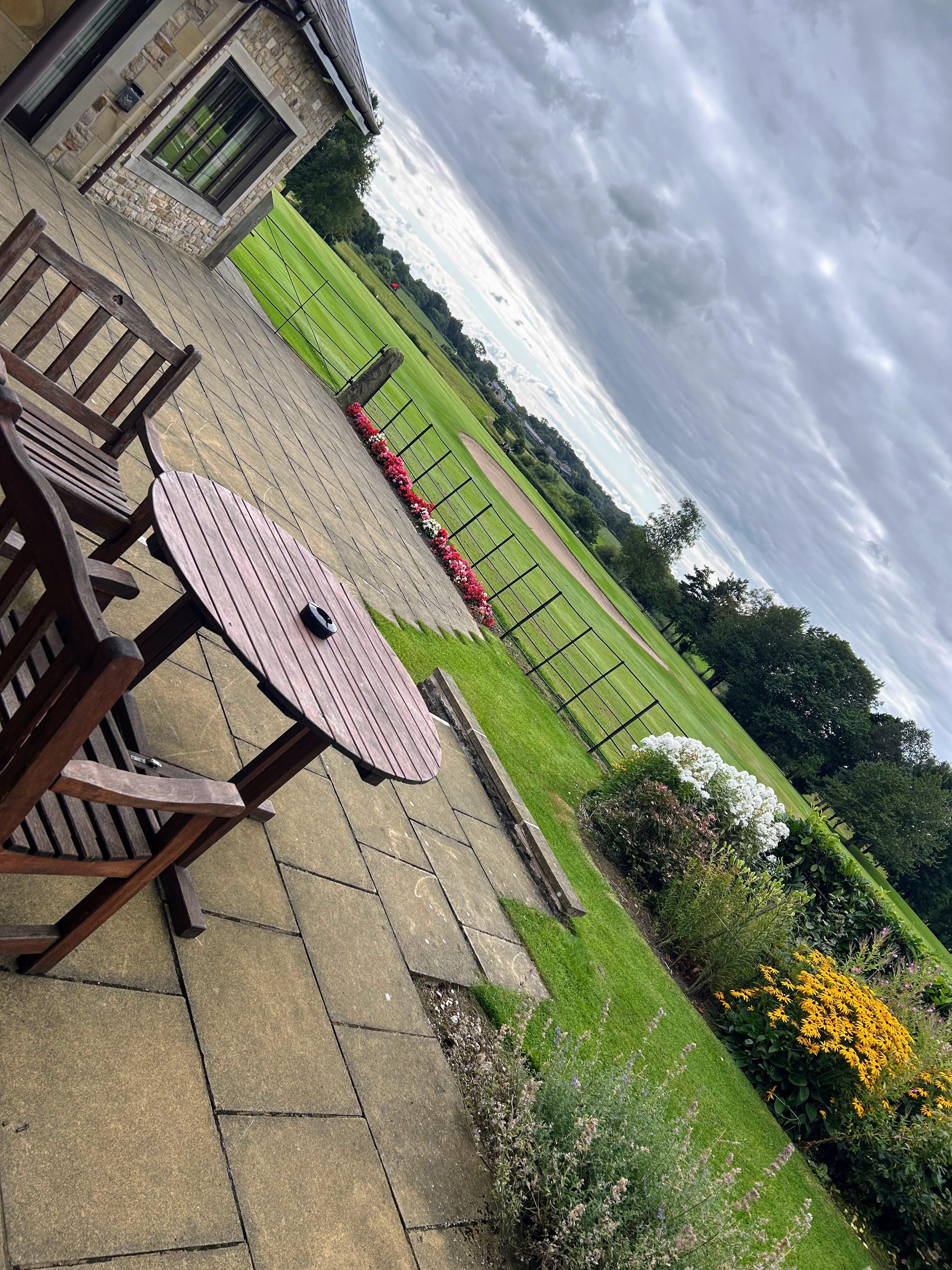 Private terrace & view