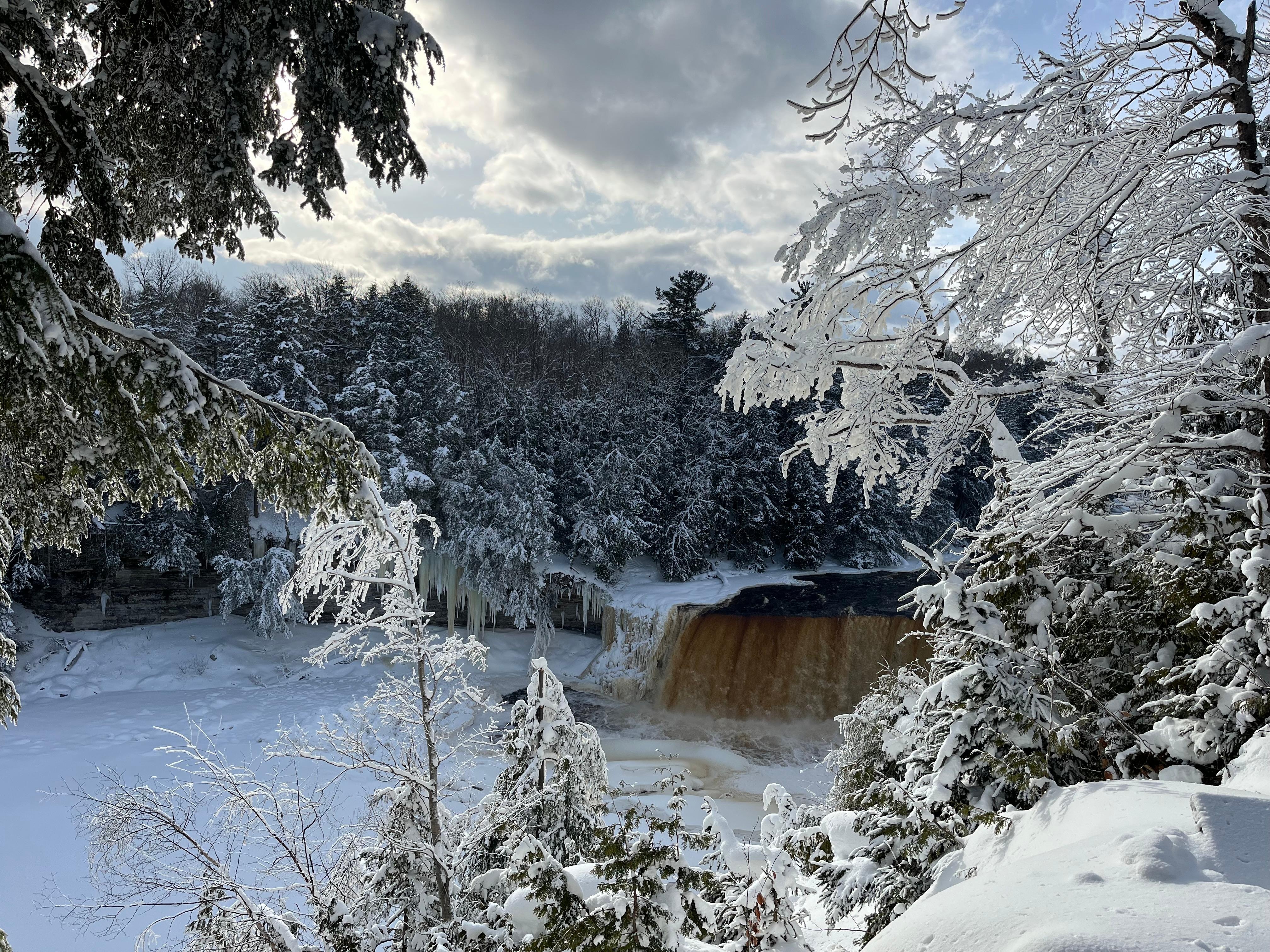 Tahquamenon Falls winter style
