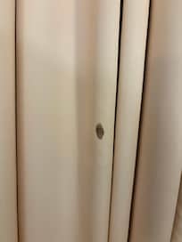 Bloodstained curtain