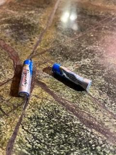 beatup batteries in tv remote and the other remote had no batteries