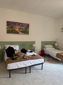 We had a twin bed in the room which was needed.