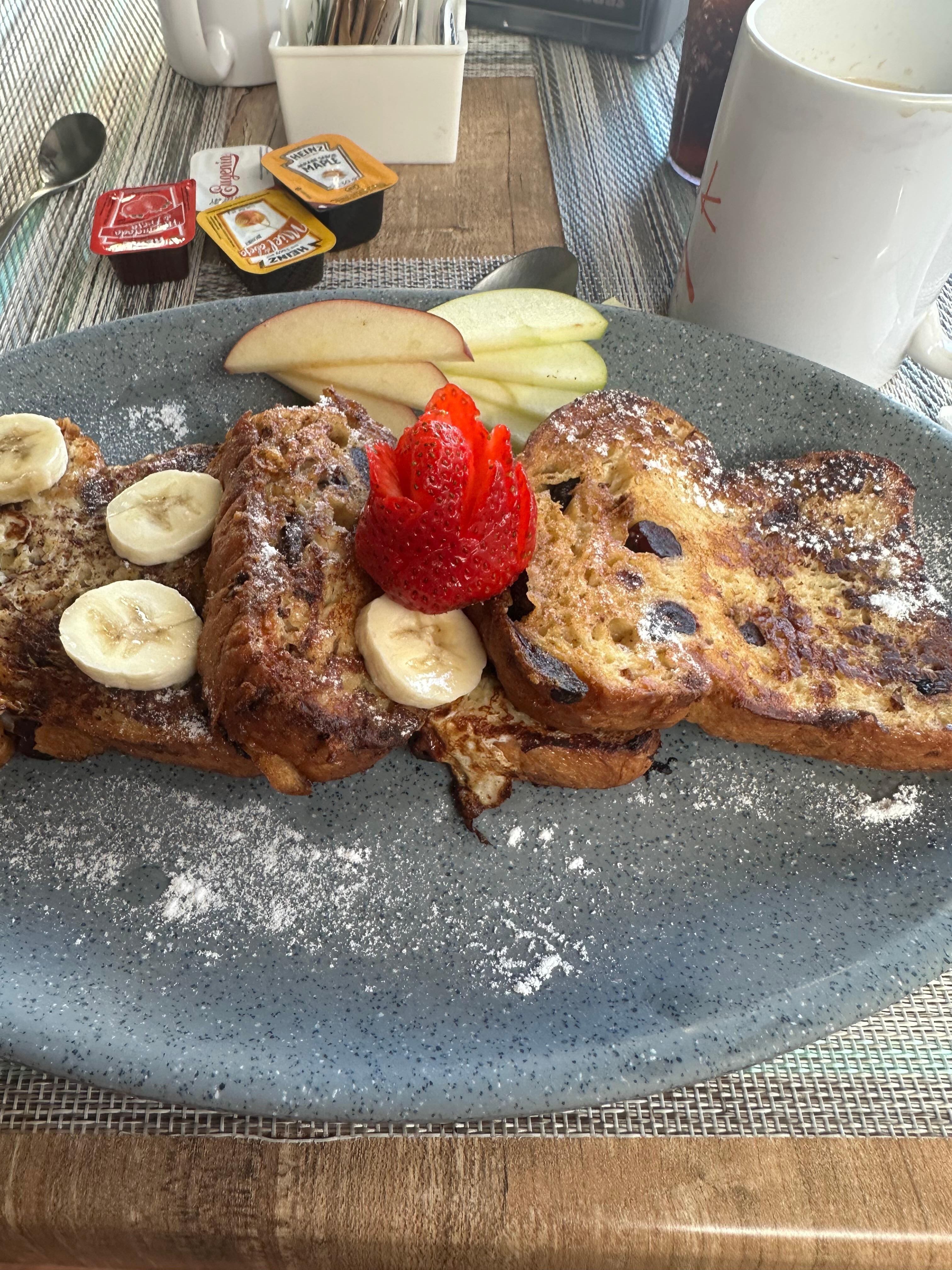 Breakfast at the cafe