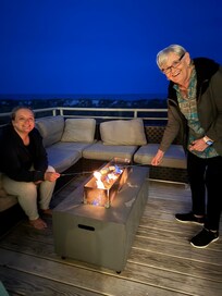 S’mores on the deck
