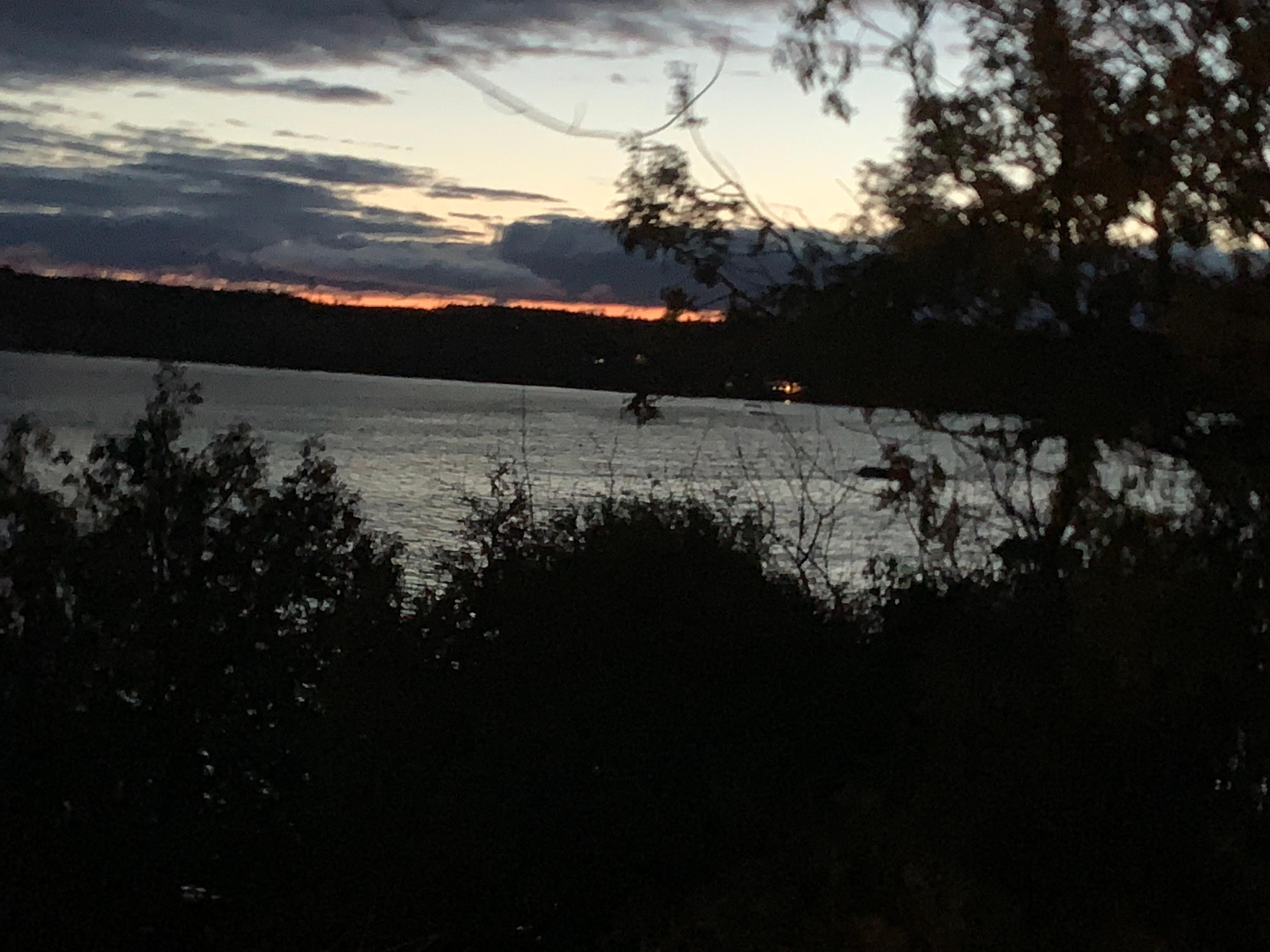 From the deck just before sunset