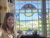 From the balcony looking out