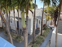 View from sun roof toward cottage.