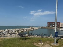 A view from the Dockside Cafe, just across the marina (definitely recommend)