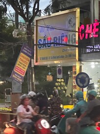 Durian shop across the road very handy