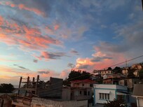 Aussicht von meinem Balkon