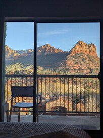 View from inside the room.