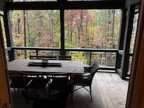 View from the back porch