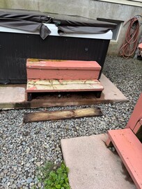 Hot tub steps