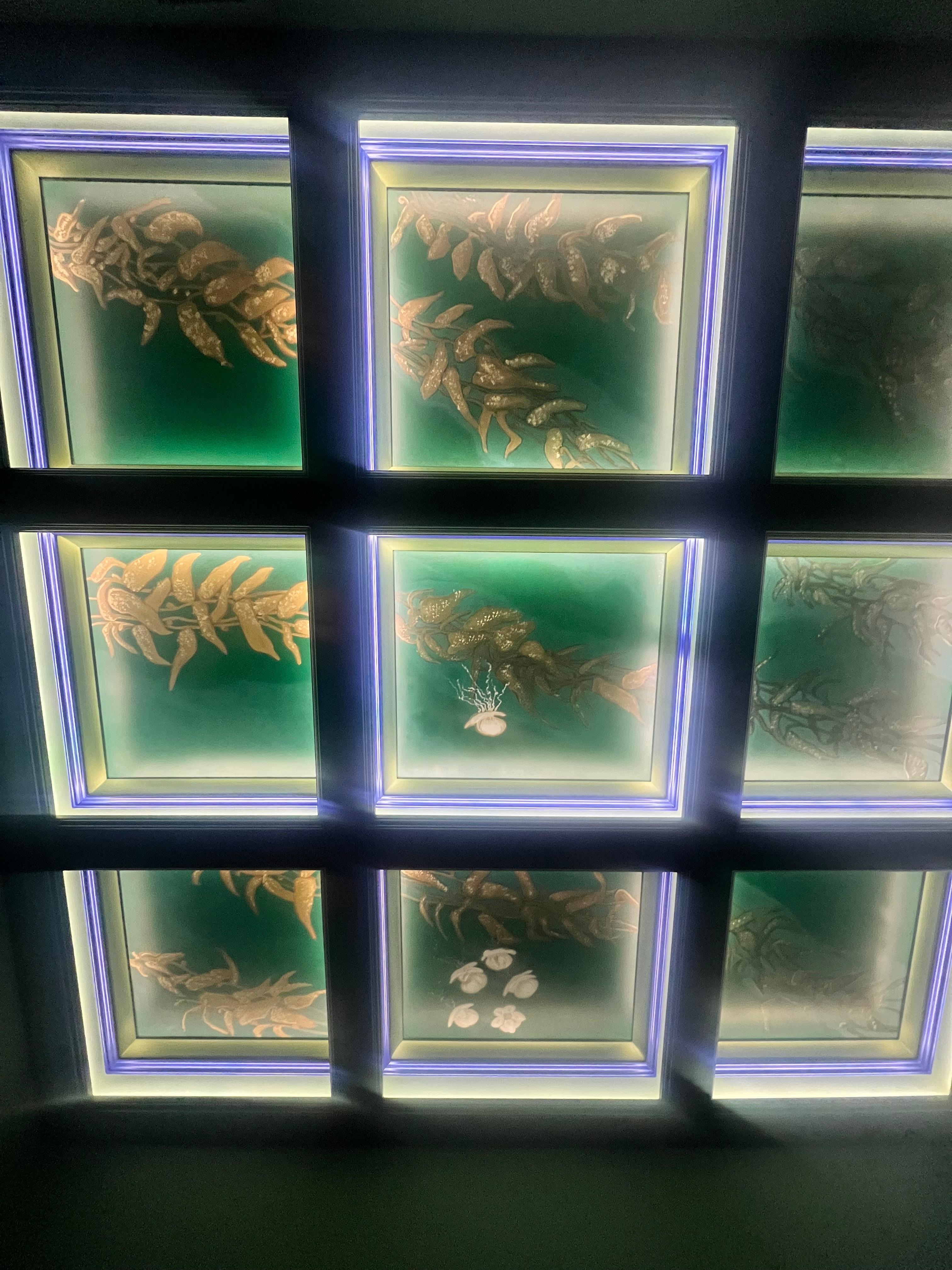 Ceiling in downstairs bedroom. 