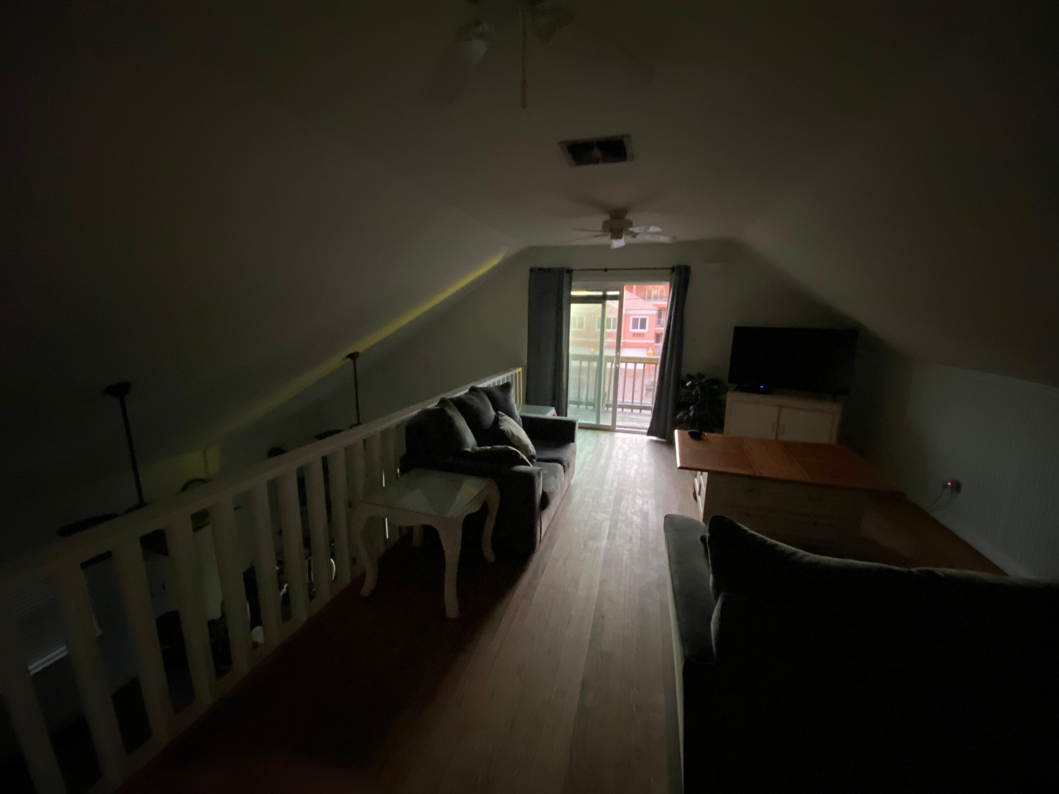 Upstairs living and tv area.  