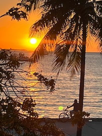 Sunset from the deck.