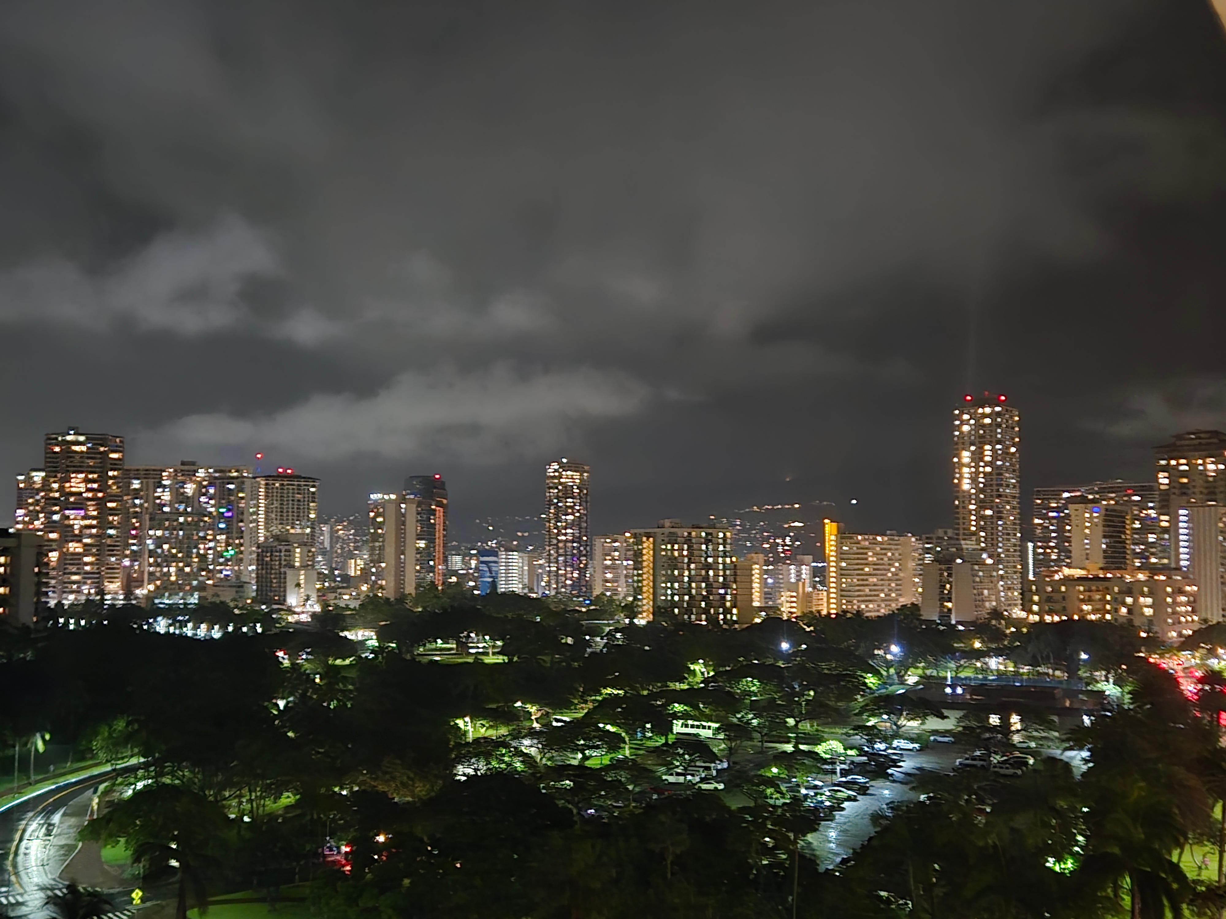 City view from balcony 