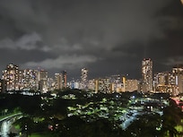 City view from balcony