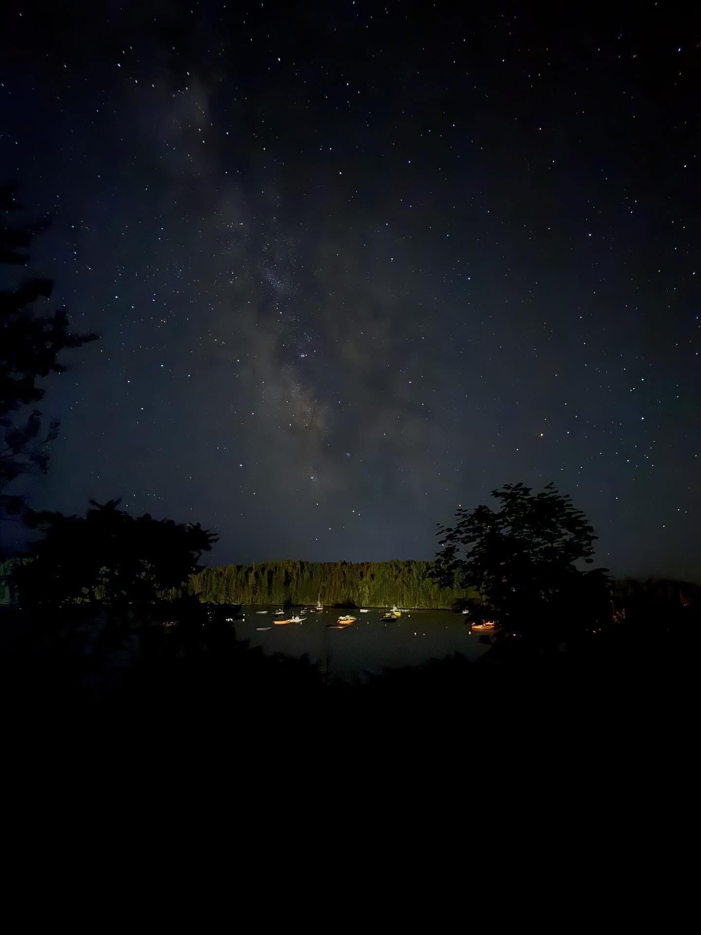 View of stars from front deck