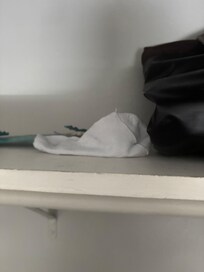 The sock they had no problem with because it was probably “clean”