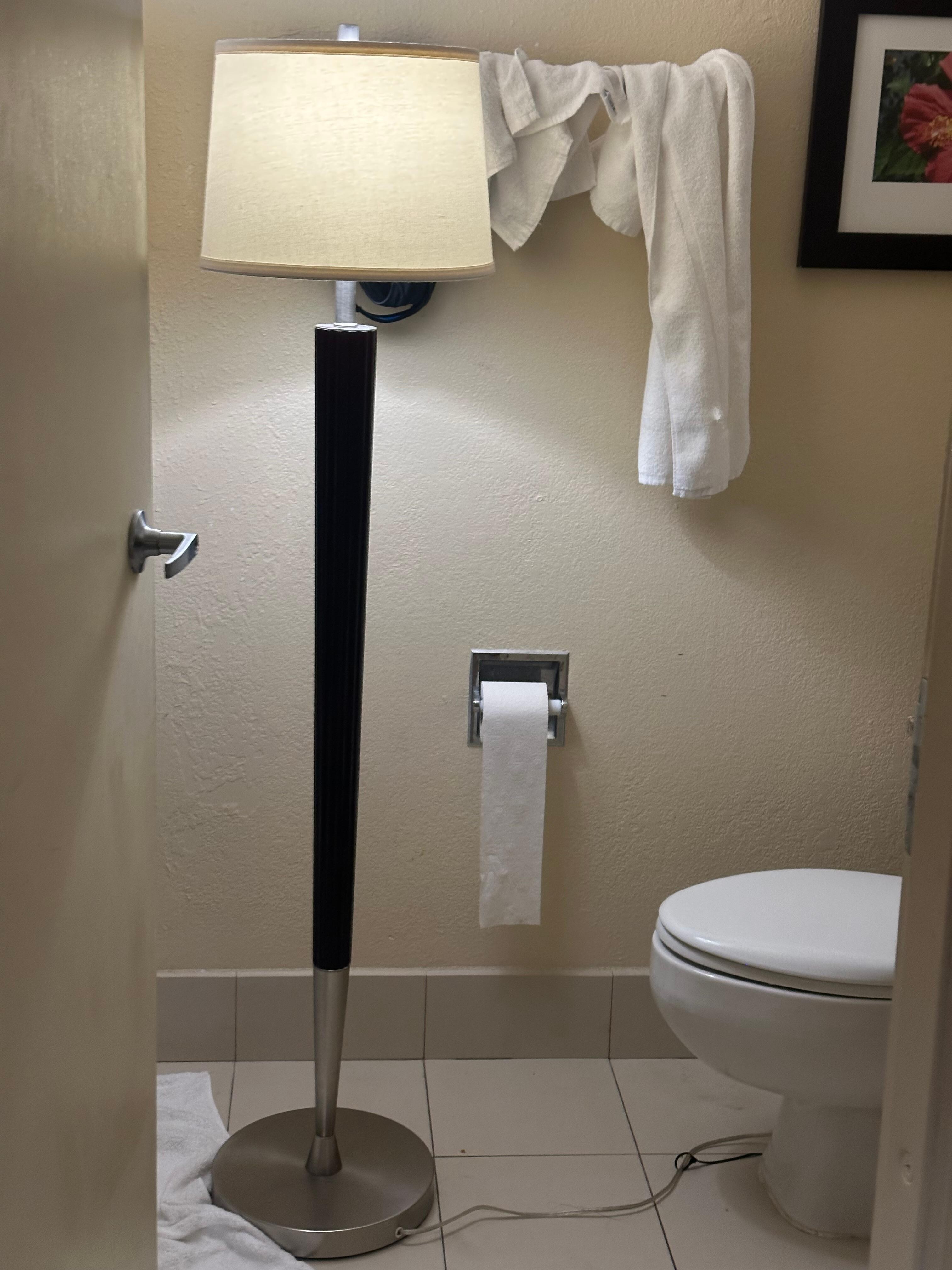No hay luz en el baño 