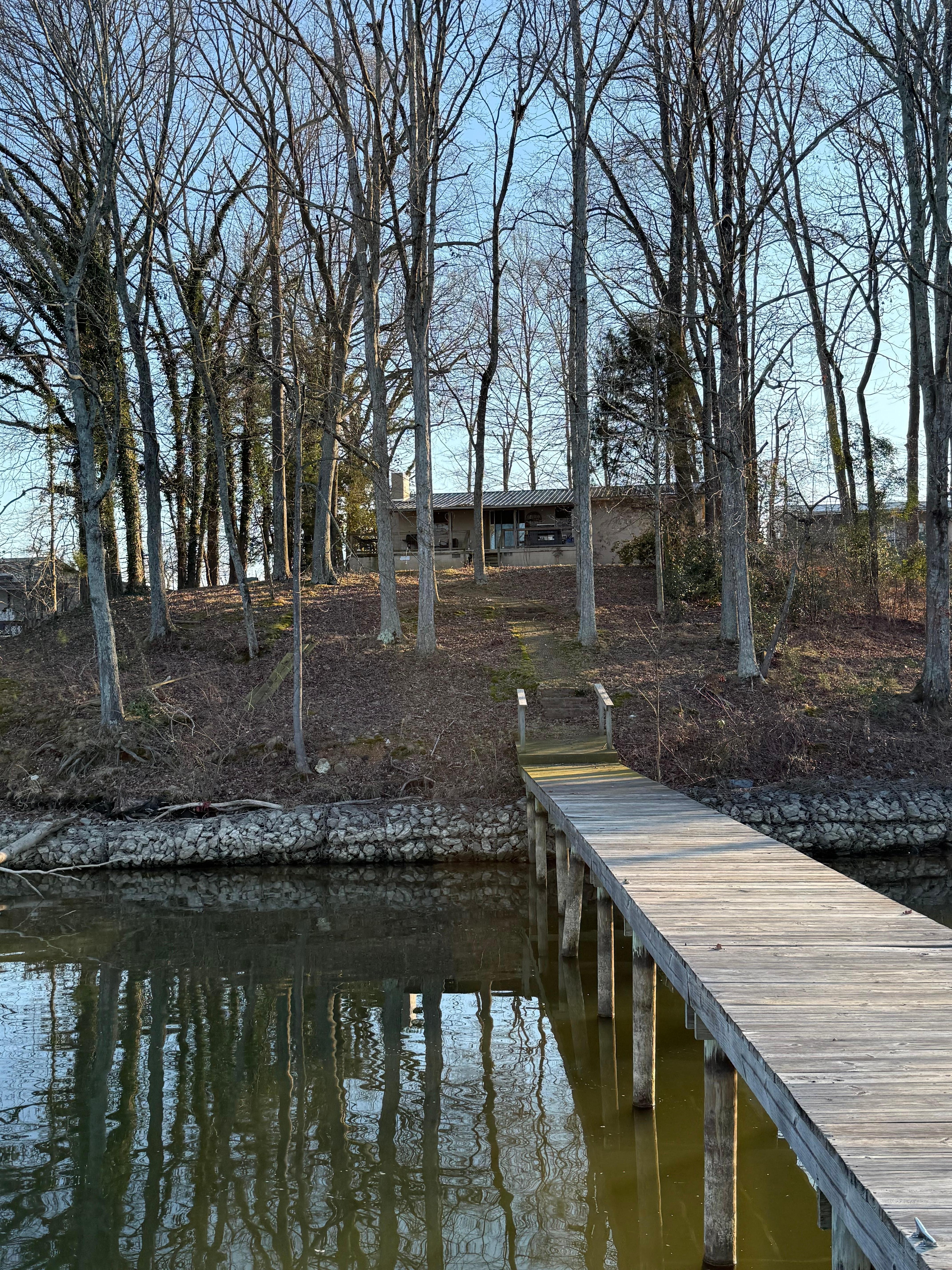 View from the private pier.