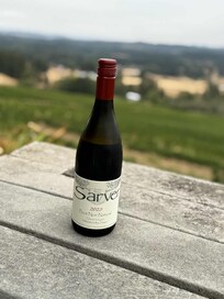 The owners left us a bottle of wine!