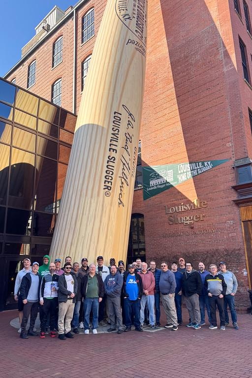 The Louisville Slugger Museum was a must stop.