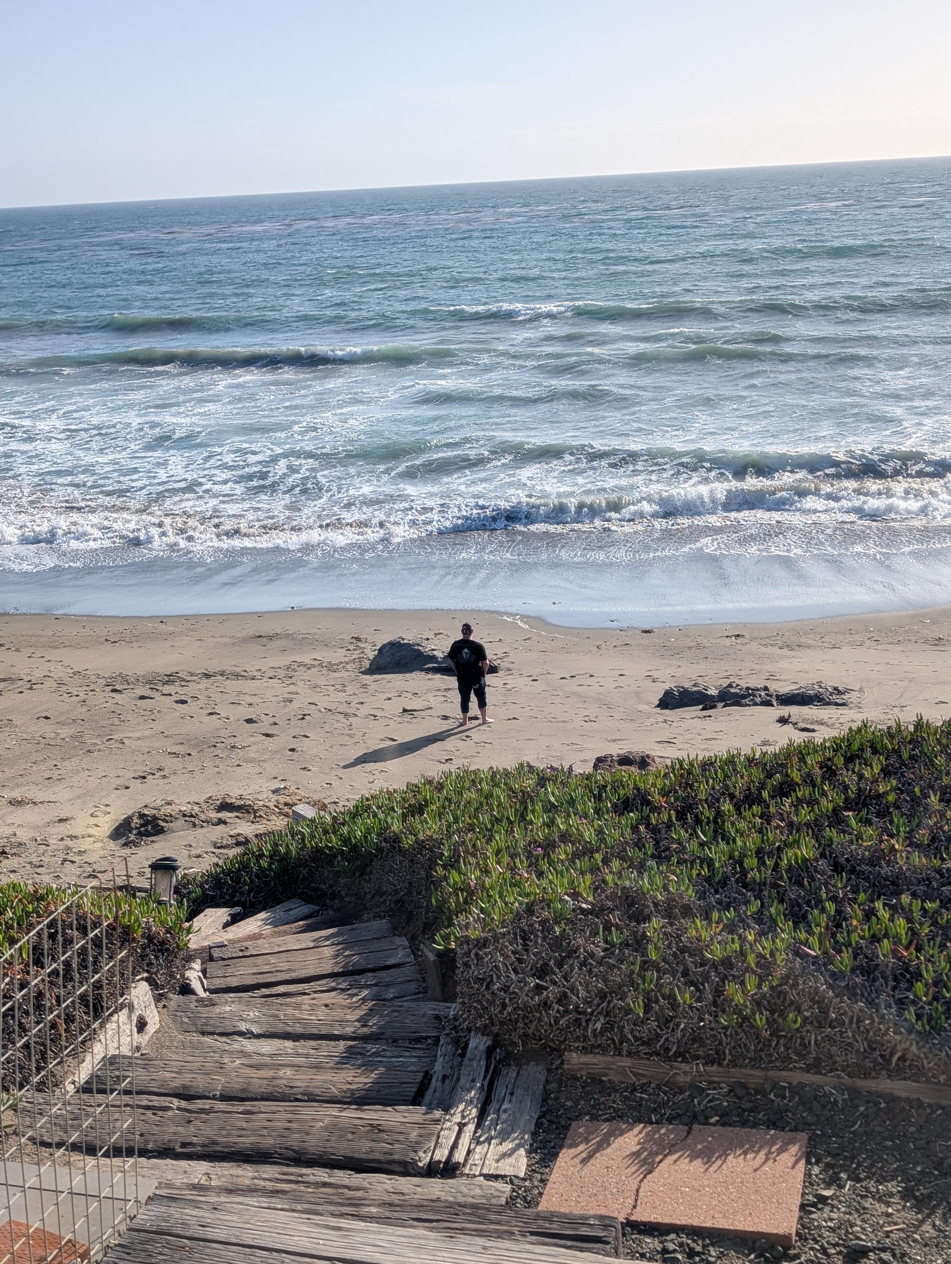 Just a few steps to the beach