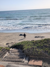 Just a few steps to the beach