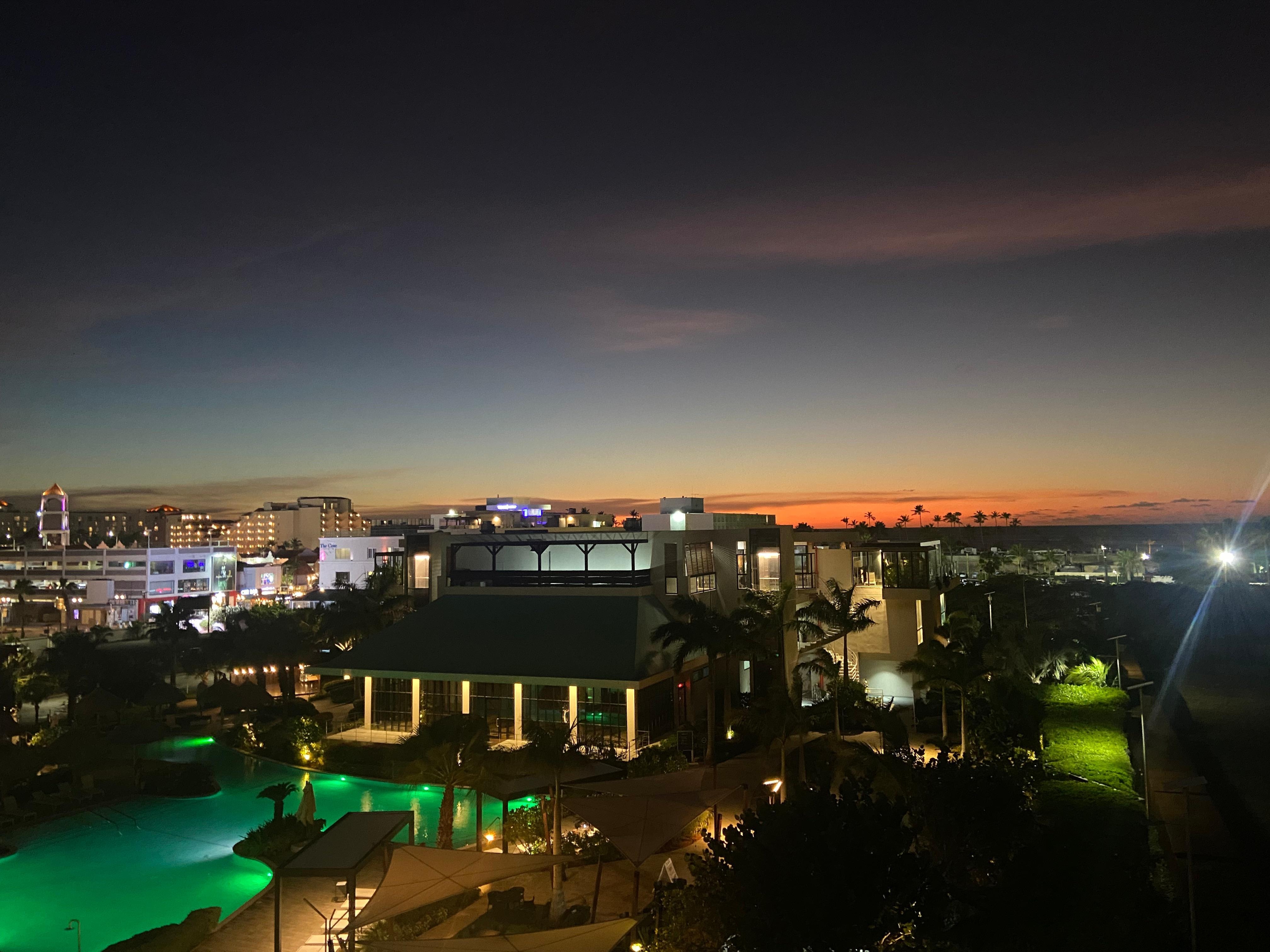 view from pool view room