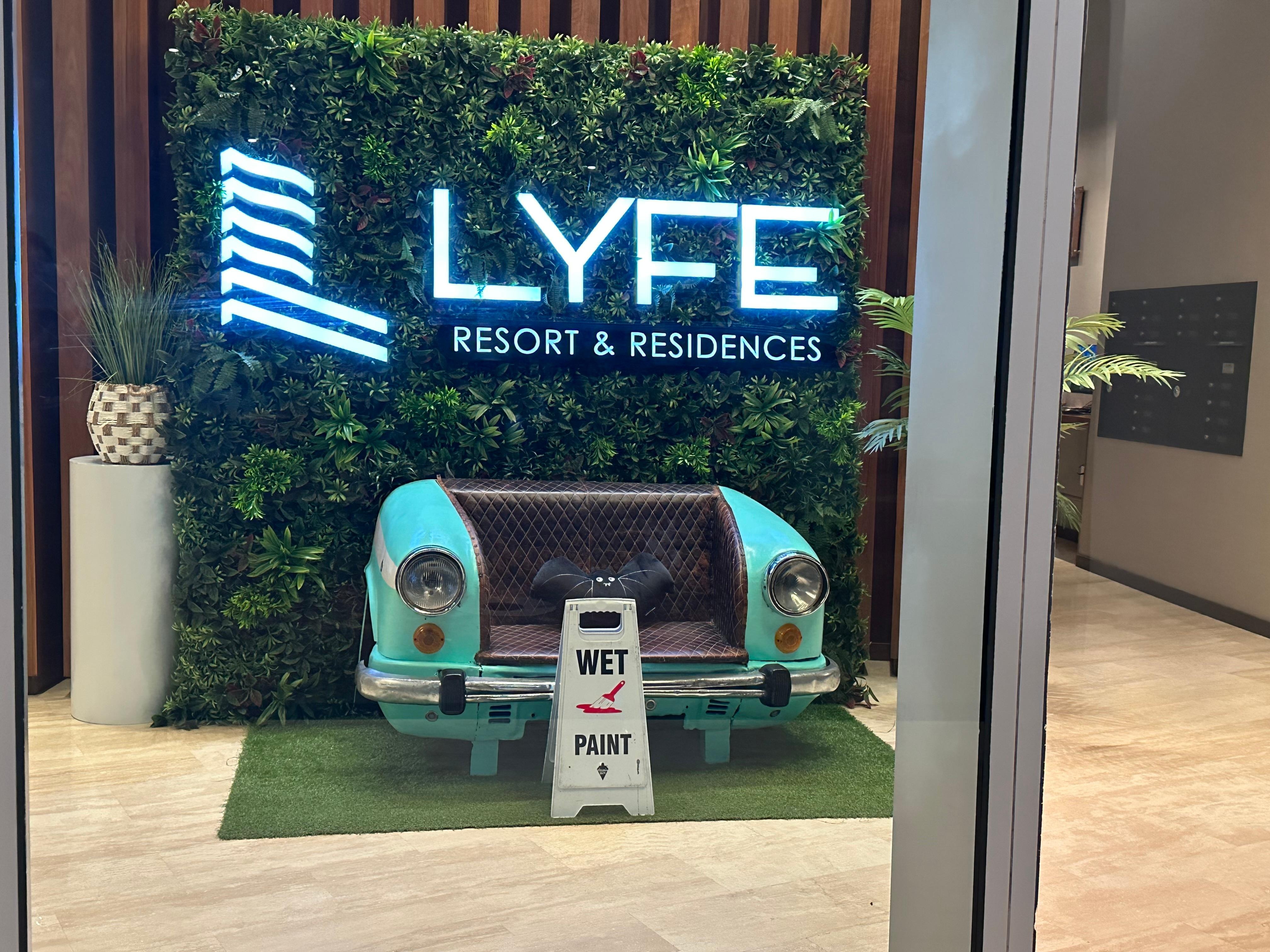 Lyfe Resort Halloween decorations 