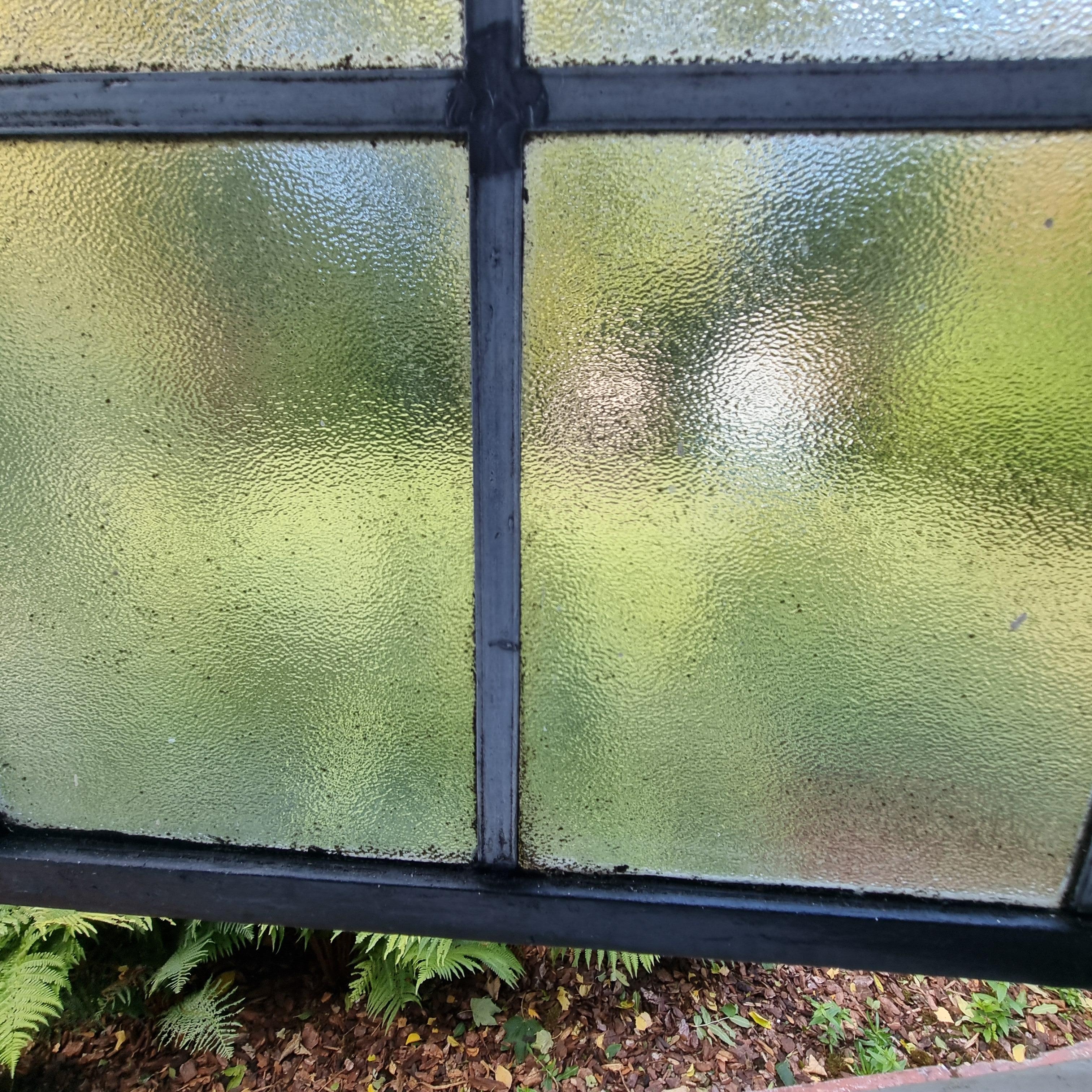 Black mould all over the bathroom windows