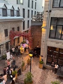 View from loft room