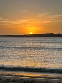 Coucher de soleil depuis le roof-top