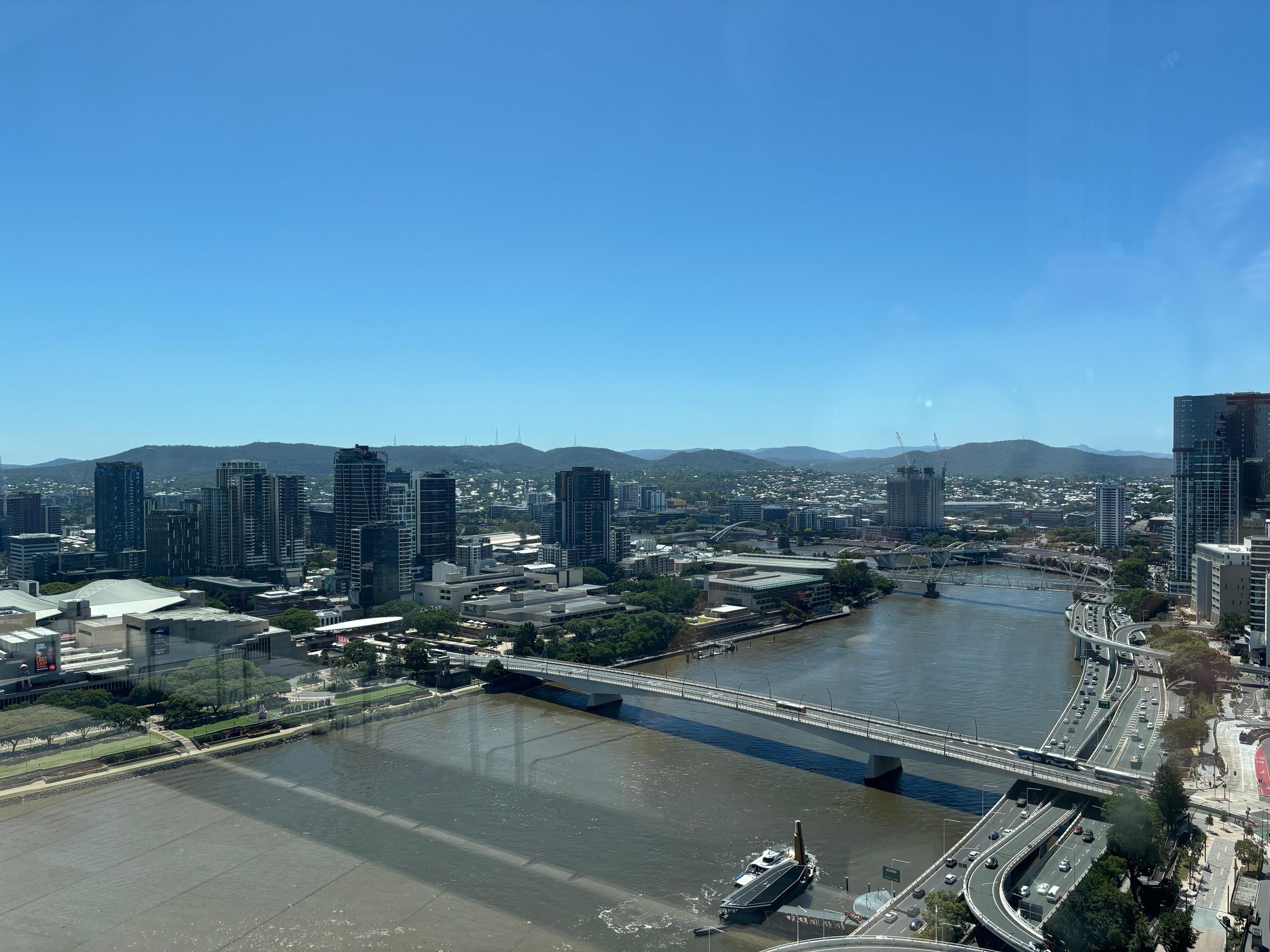 Room view Brisbane River 
