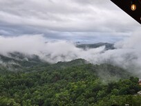 View from the 1st floor balcony.