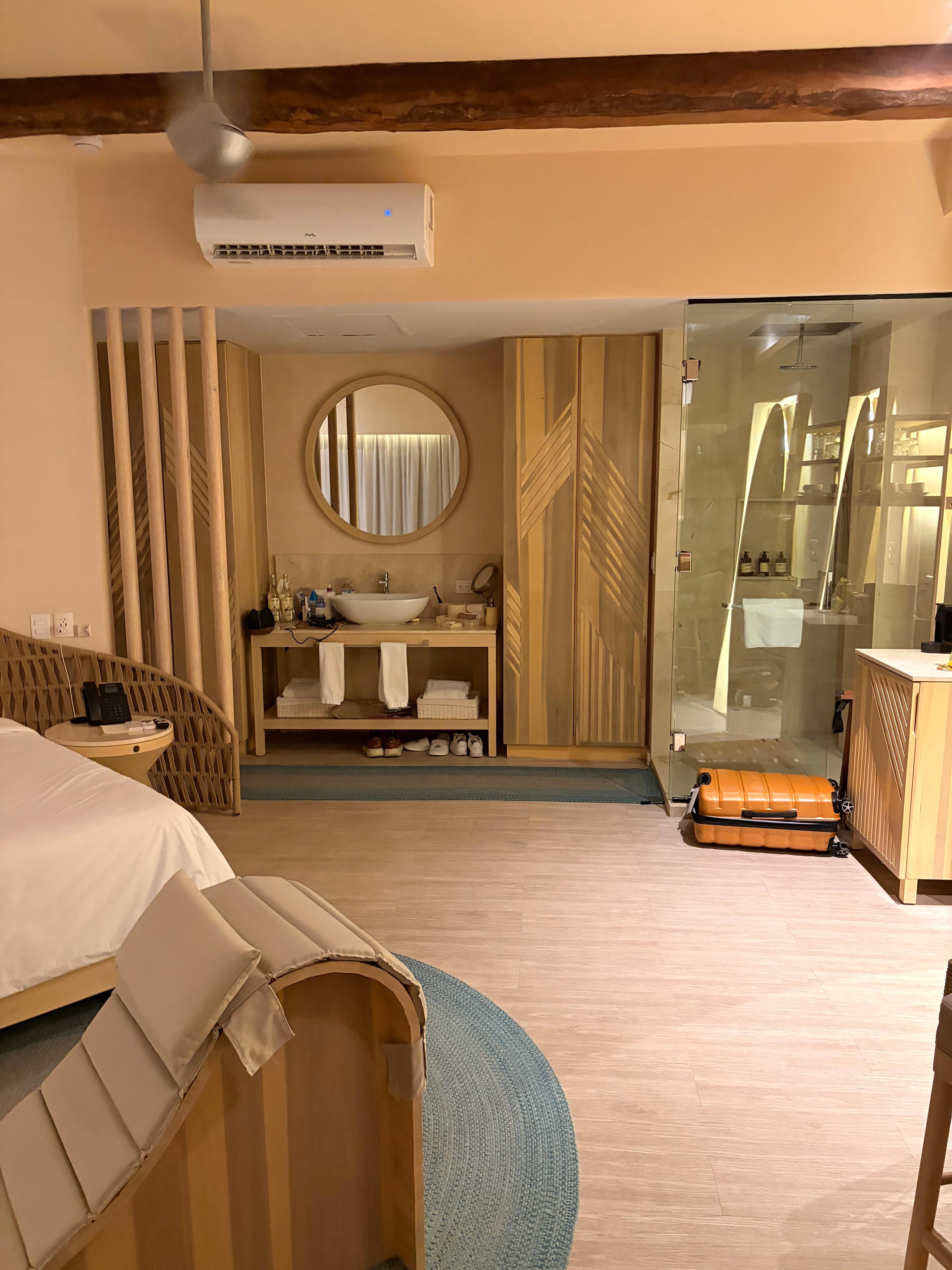 Spacious and well designed rooms.