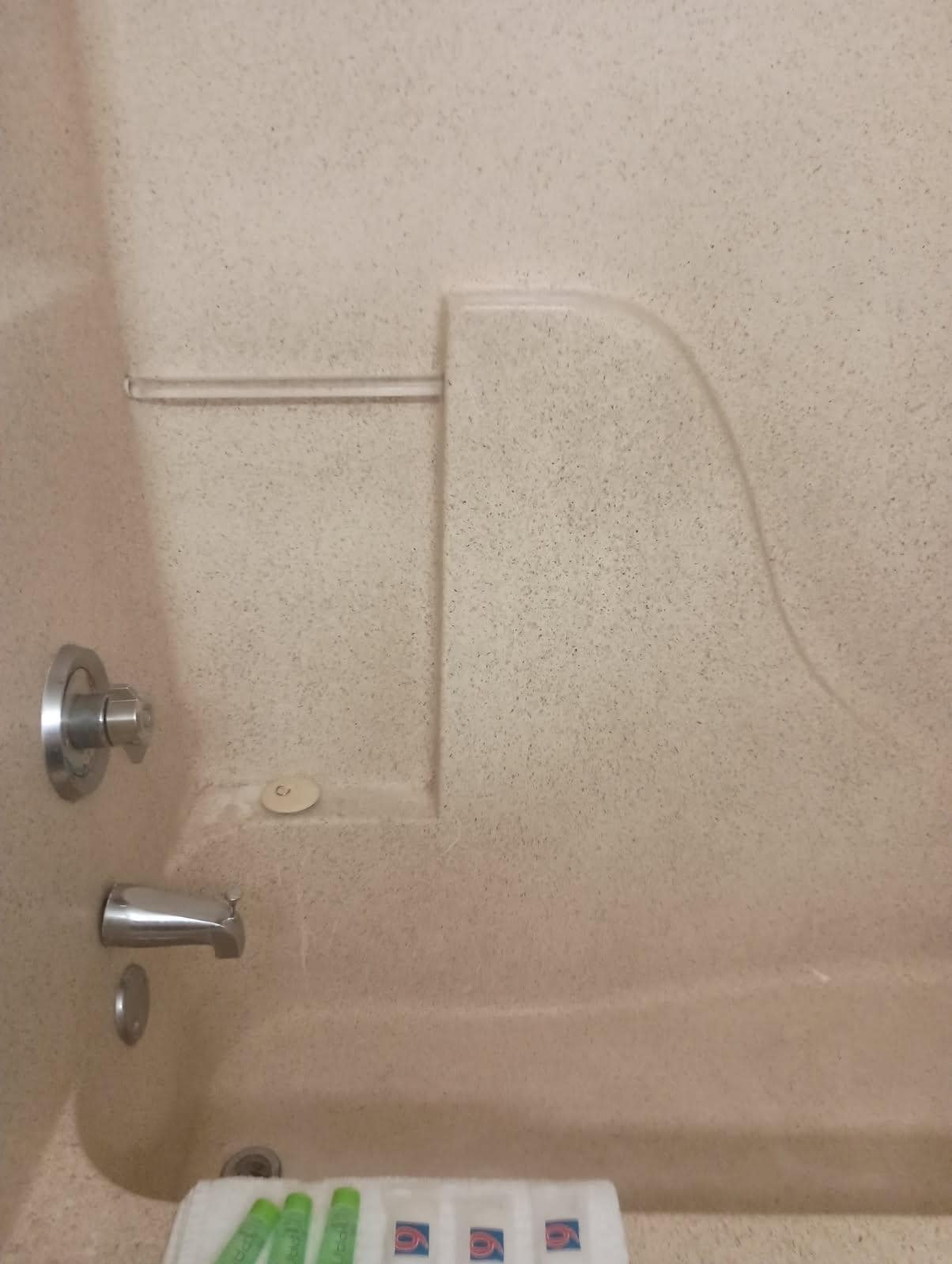 Shower \ tube that I scrubbed before using it