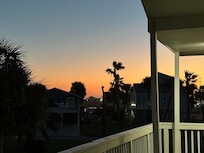 Sunset from the deck