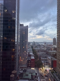 Vista corredor do hotel