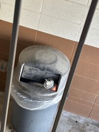 Never removed in the four days we were there.