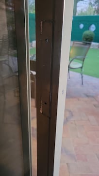 Back door handle broken